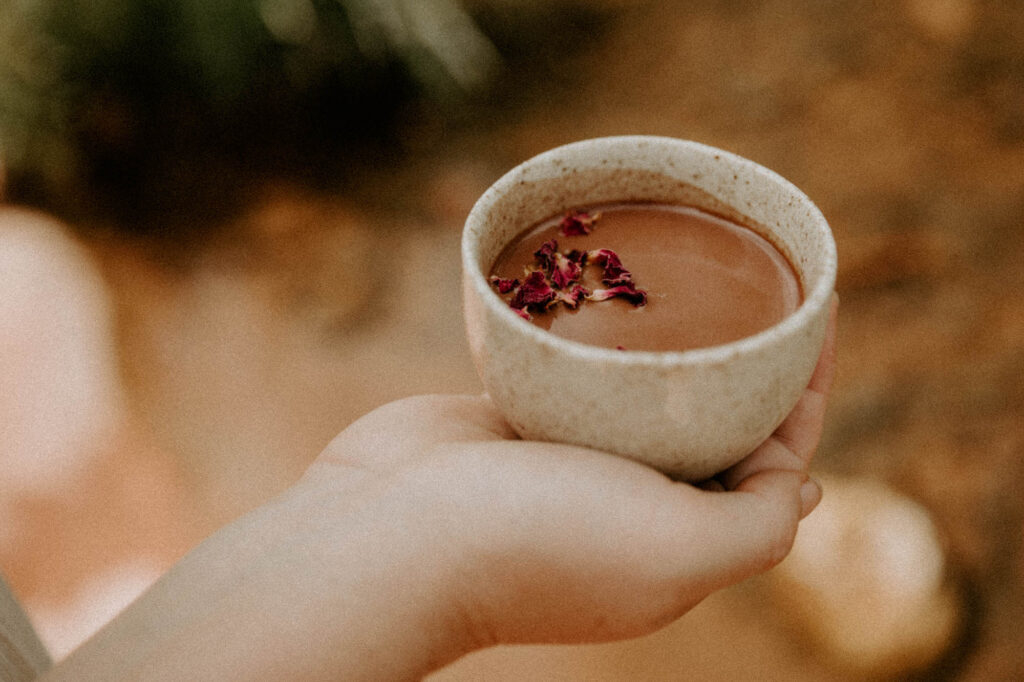 cacao in a cup